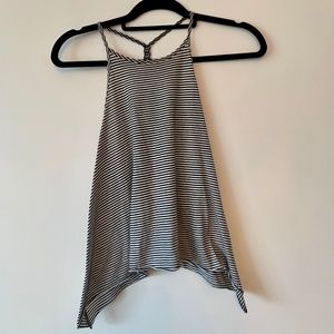 Hollister Black and White Halter Top